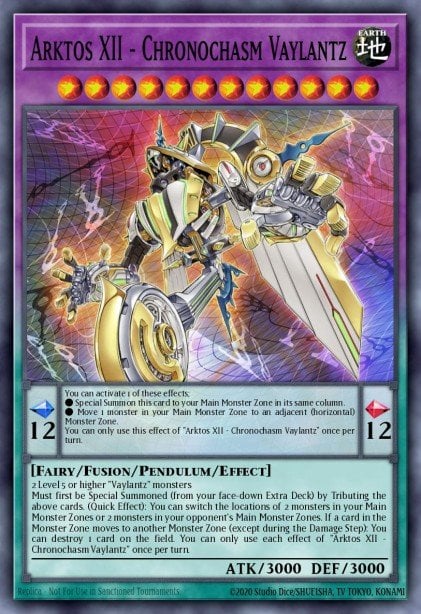 Arktos XII Chronochasm Vaylantz - PHHY-EN037 Super Rare | Yu-Gi-Oh! Card