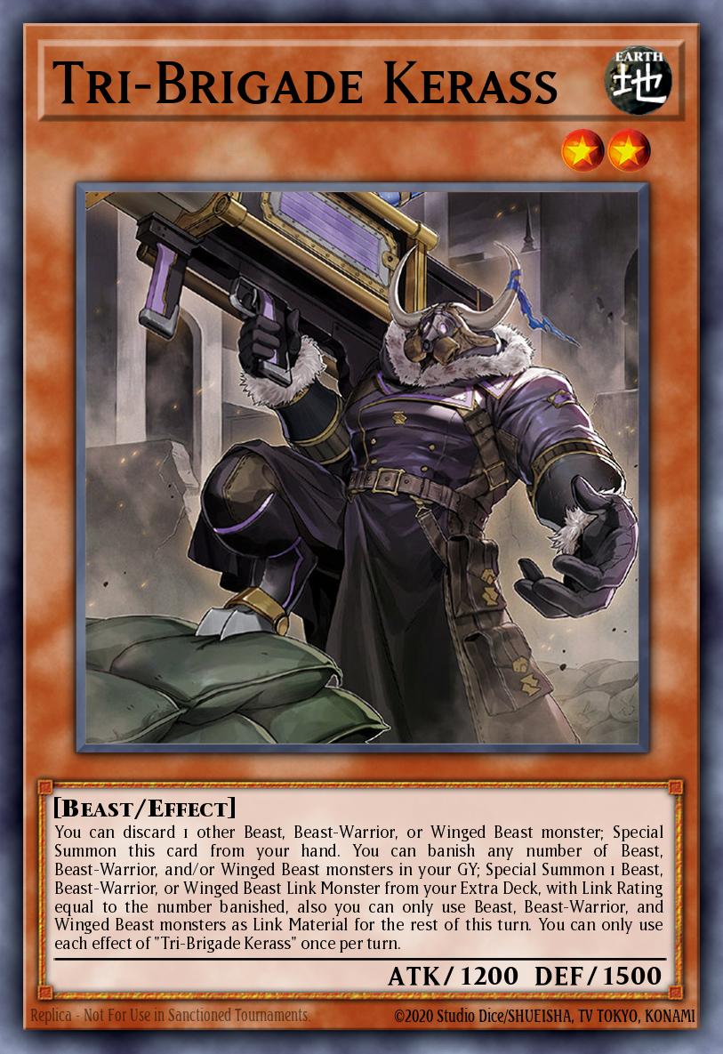TriBrigade Kerass - PHRA-EN007 Super Rare | Yu-Gi-Oh! Card