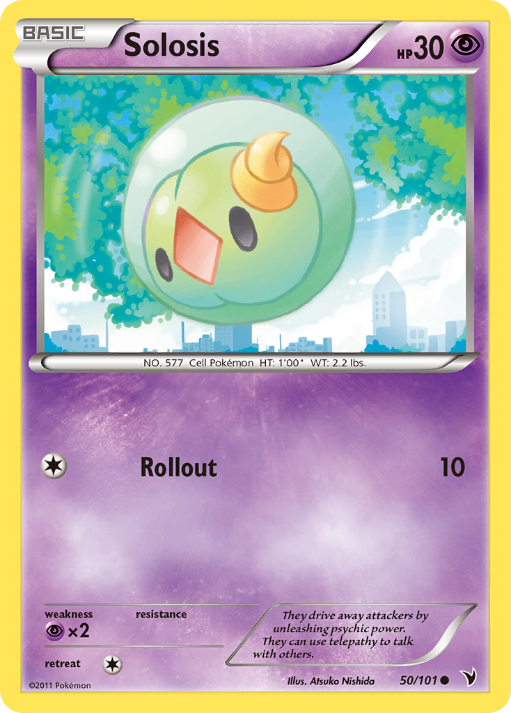 Solosis 50/101 Common | Noble Victories | Pokemon Card