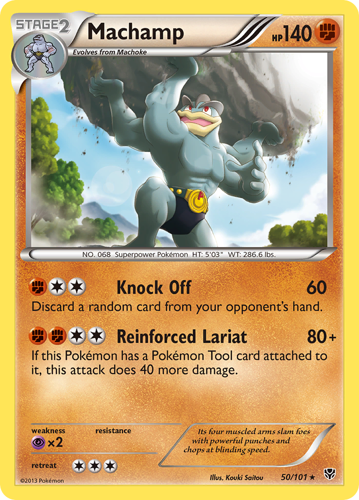 Machamp 50/101 Rare | Plasma Blast | Pokemon Card