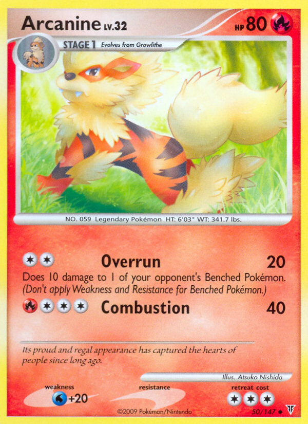 Arcanine 50/147 Uncommon | Supreme Victors | Pokemon Card