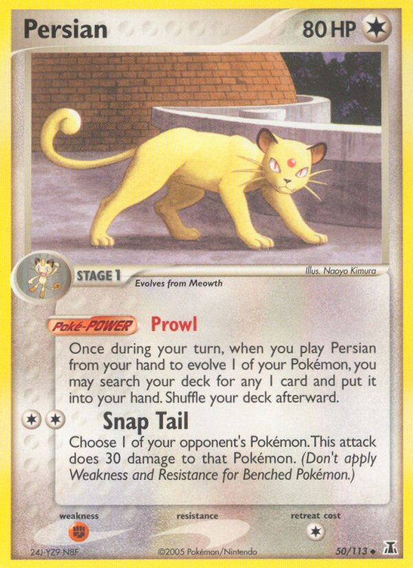 Persian 50/113 Uncommon | Delta Species | Pokemon Card