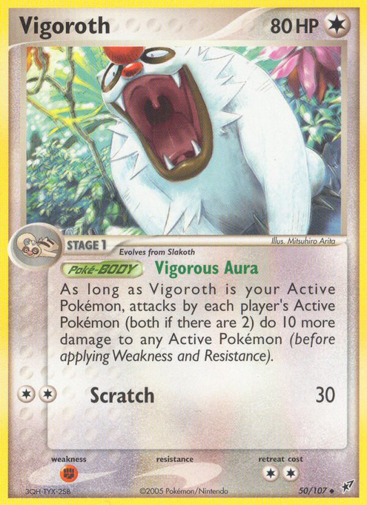Vigoroth 50/107 Uncommon | Deoxys | Pokemon Card