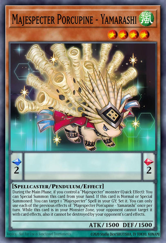 Majespecter Porcupine  Yamarashi - PHNI-EN023 Super Rare | Yu-Gi-Oh! Card
