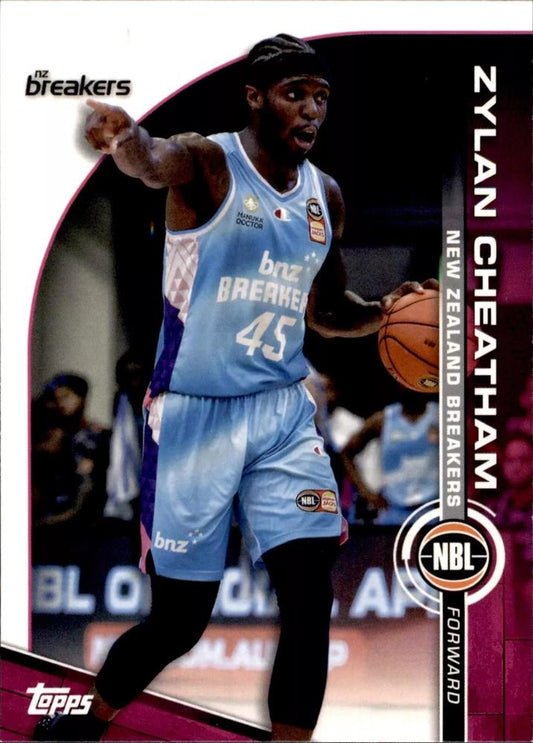Zylan Cheatham #51 New Zealand Breakers | 2023-24 Topps NBL | NBL Trading Card