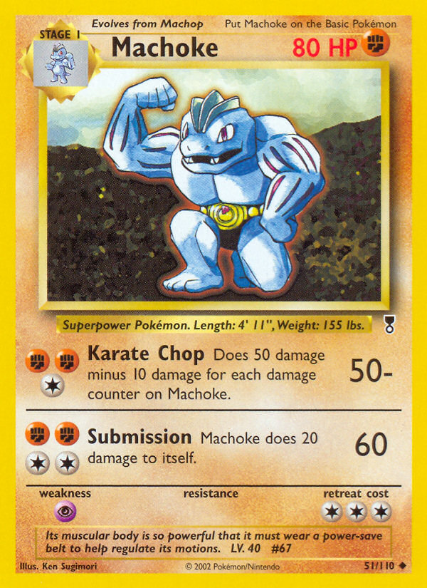 Machoke 51/110 Uncommon | Legendary Collection | Pokemon Card