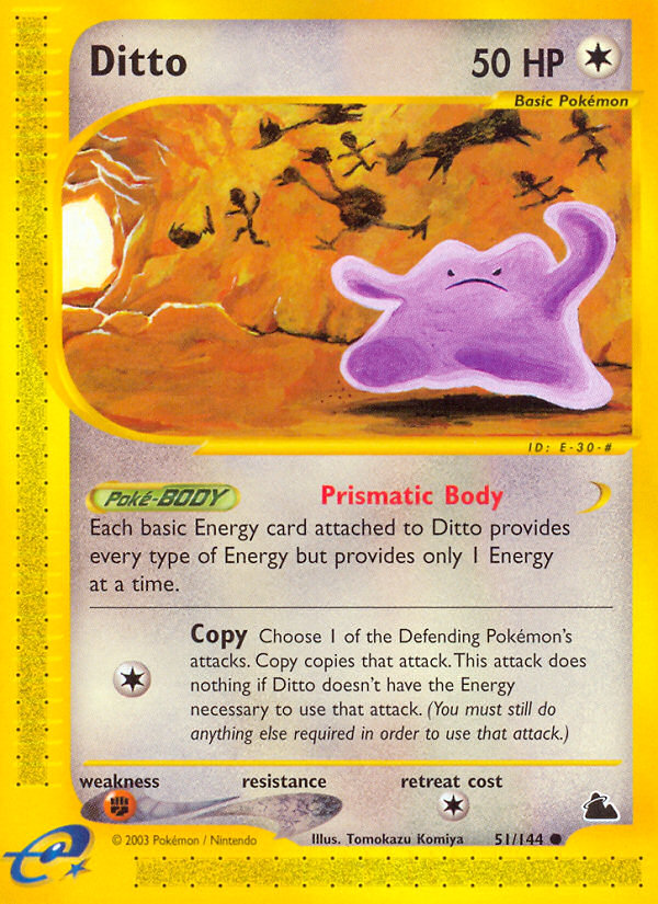 Ditto 51/144 Common | Skyridge | Pokemon Card