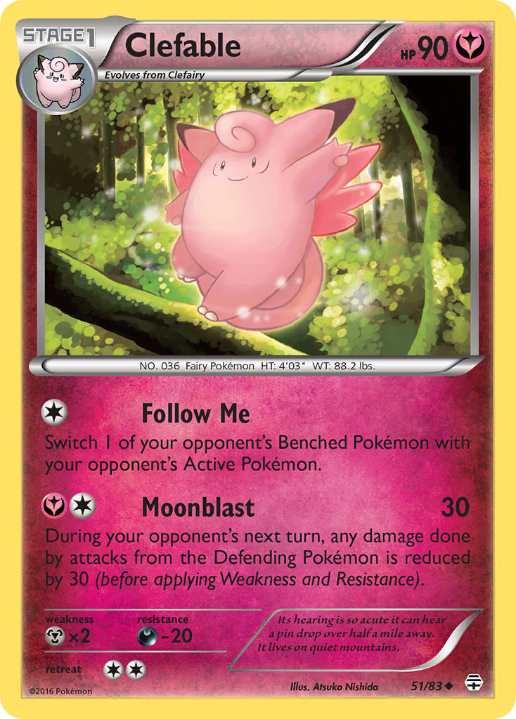 stage 1 pokemon cards Buy Clefable Uncommon | Generations