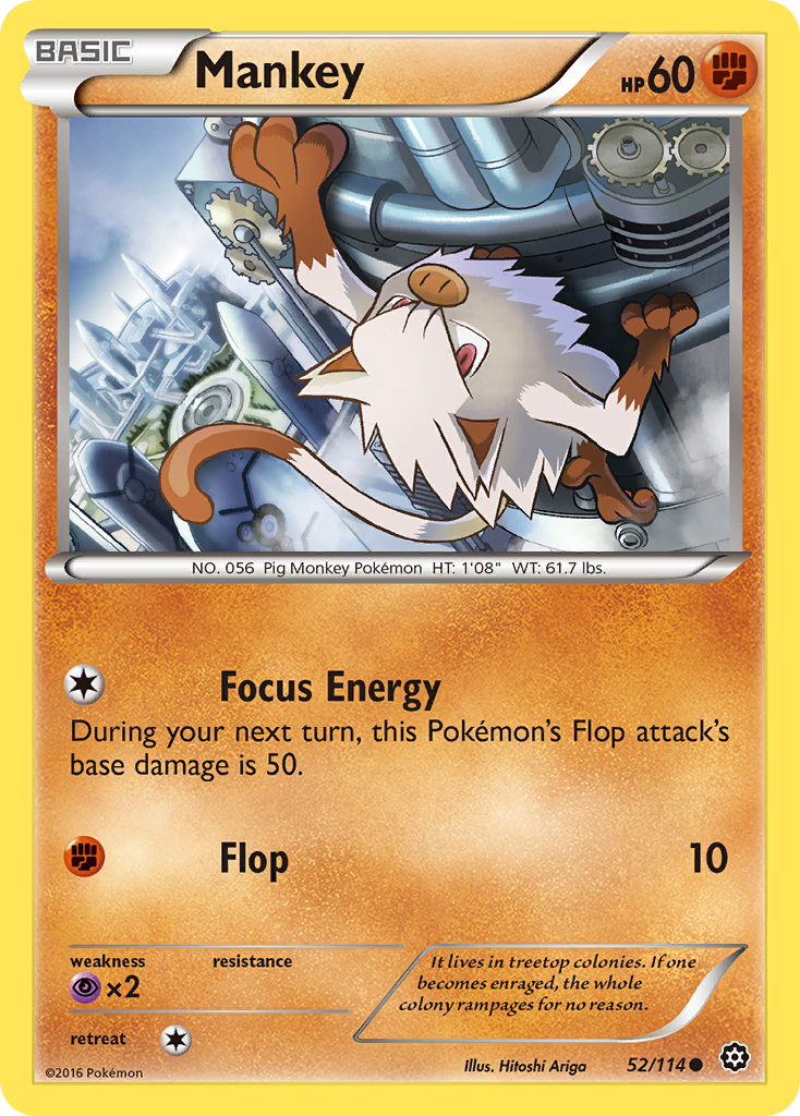 Buy Mankey Common | Steam Siege | Pokemon Card Australia Brickheads Collectables Buy Mankey Common | Steam Siege | Pokemon Card Australia Brickheads Collectables