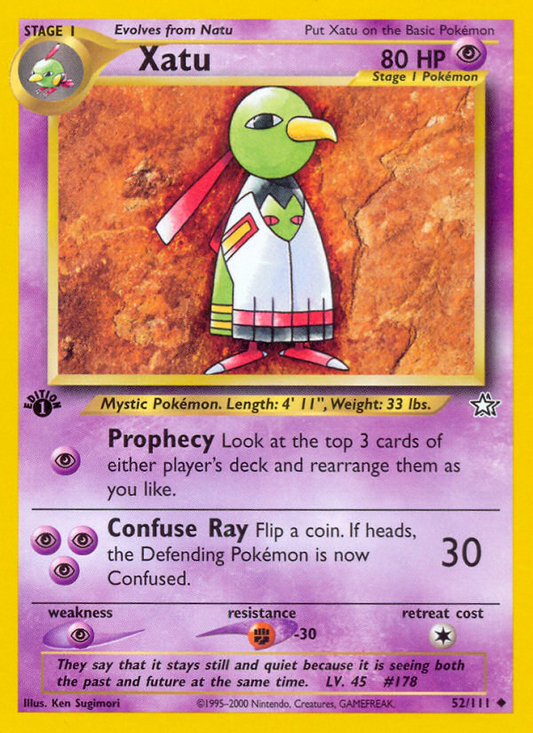 Xatu 52/111 Uncommon | Neo Genesis | Pokemon Card