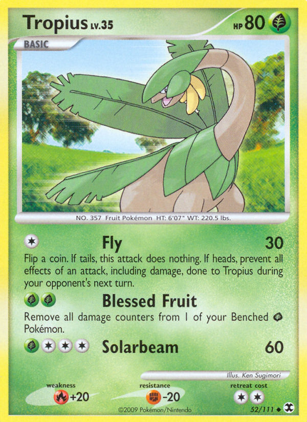 Tropius 52/111 Uncommon | Rising Rivals | Pokemon Card