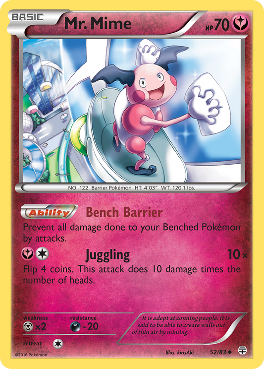 Mr. Mime 52/83 Uncommon | Generations | Pokemon Card