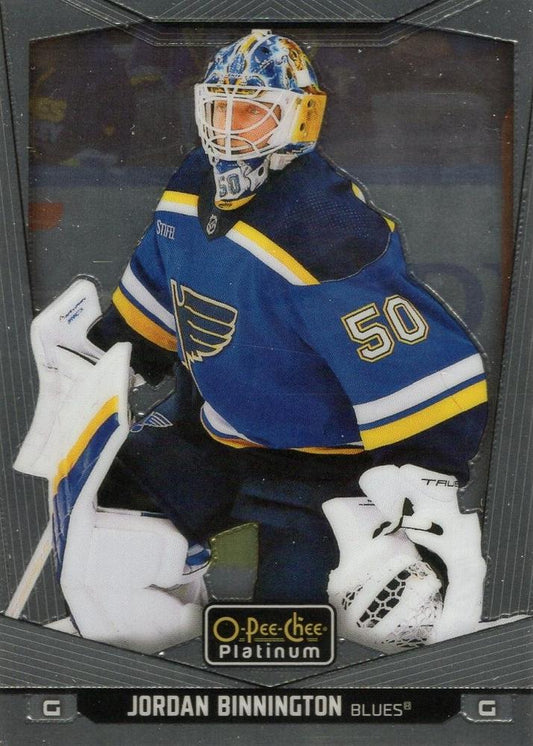 Jordan Binnington #53 St. Louis Blues | 2024-25 O-Pee-Chee Platinum | NHL Trading Card