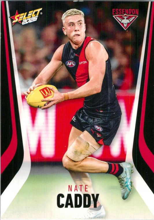 Nate Caddy #53 Essendon Bombers | 2026 Select AFL Footy Stars | Trading Card