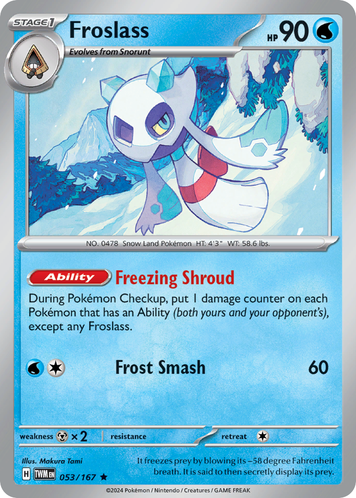 Buy Froslass | Twilight Masquerade | Pokemon Card Australia  Brickheads  Collectables