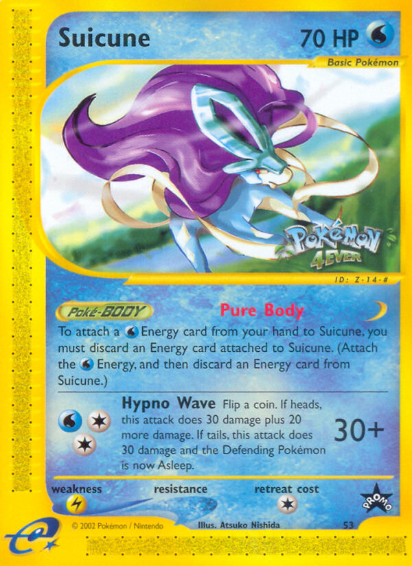 Suicune 53/53 Promo | Wizards Black Star Promos | Pokemon Card