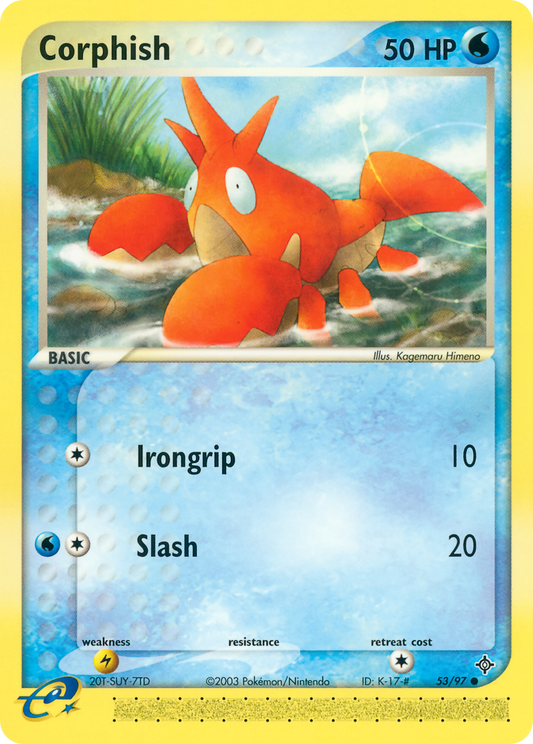 Corphish 53/97 Common | Dragon | Pokemon Card