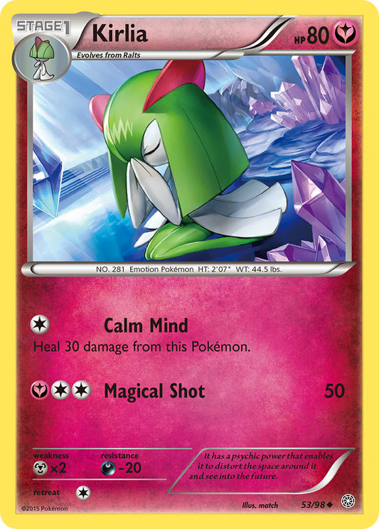 Kirlia 53/98 Uncommon | Ancient Origins | Pokemon Card