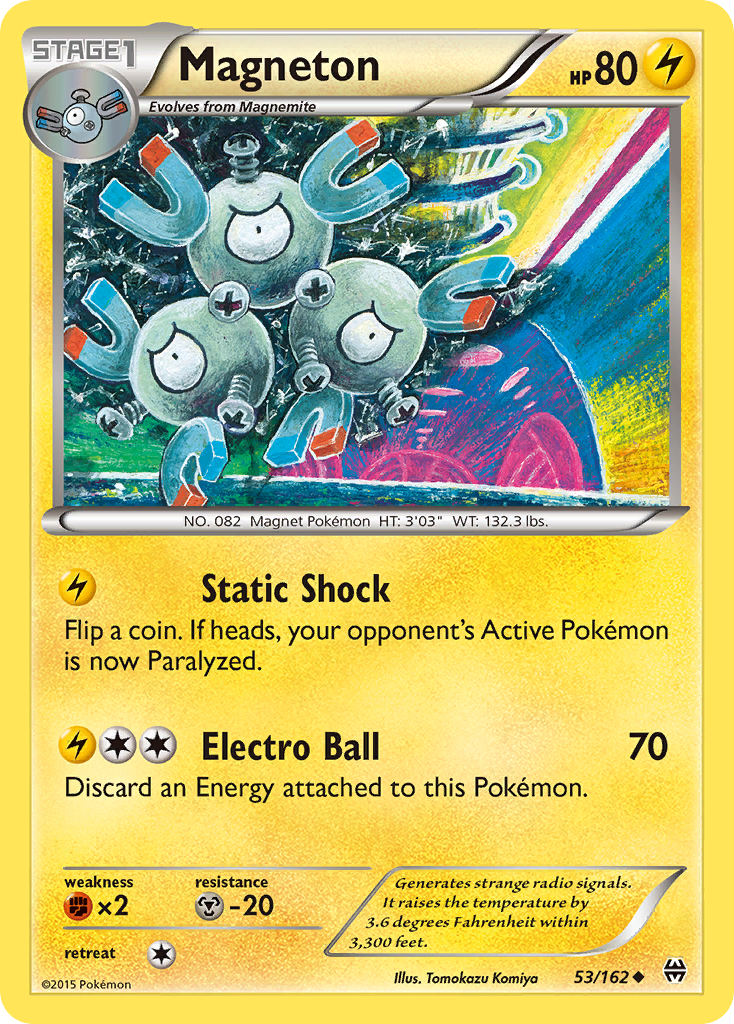 Magneton 53/162 Uncommon | BREAKthrough | Pokemon Card