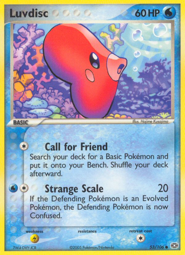 Luvdisc 53/106 Common | Emerald | Pokemon Card