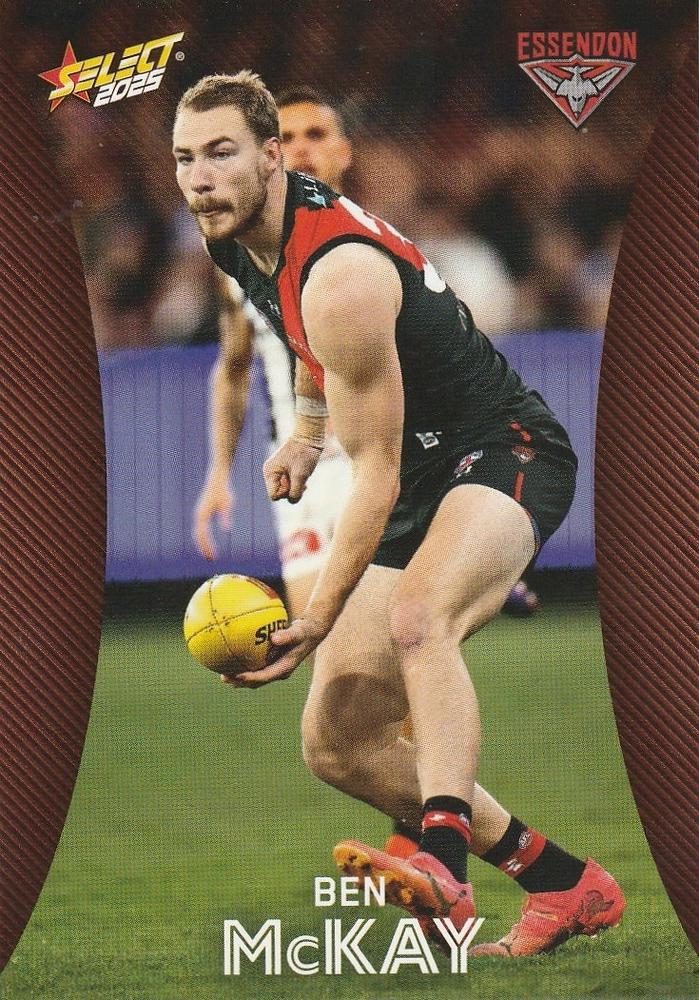 Ben McKay #54 Essendon Bombers | 2025 Select AFL Footy Stars | Trading Card