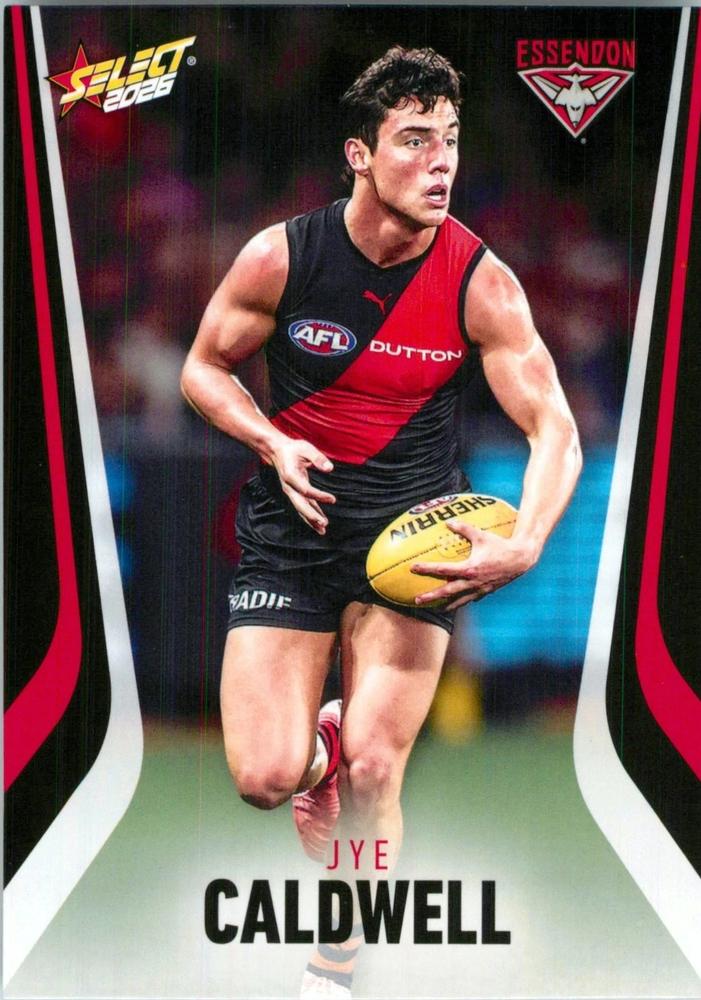 Jye Caldwell #54 Essendon Bombers | 2026 Select AFL Footy Stars | Trading Card