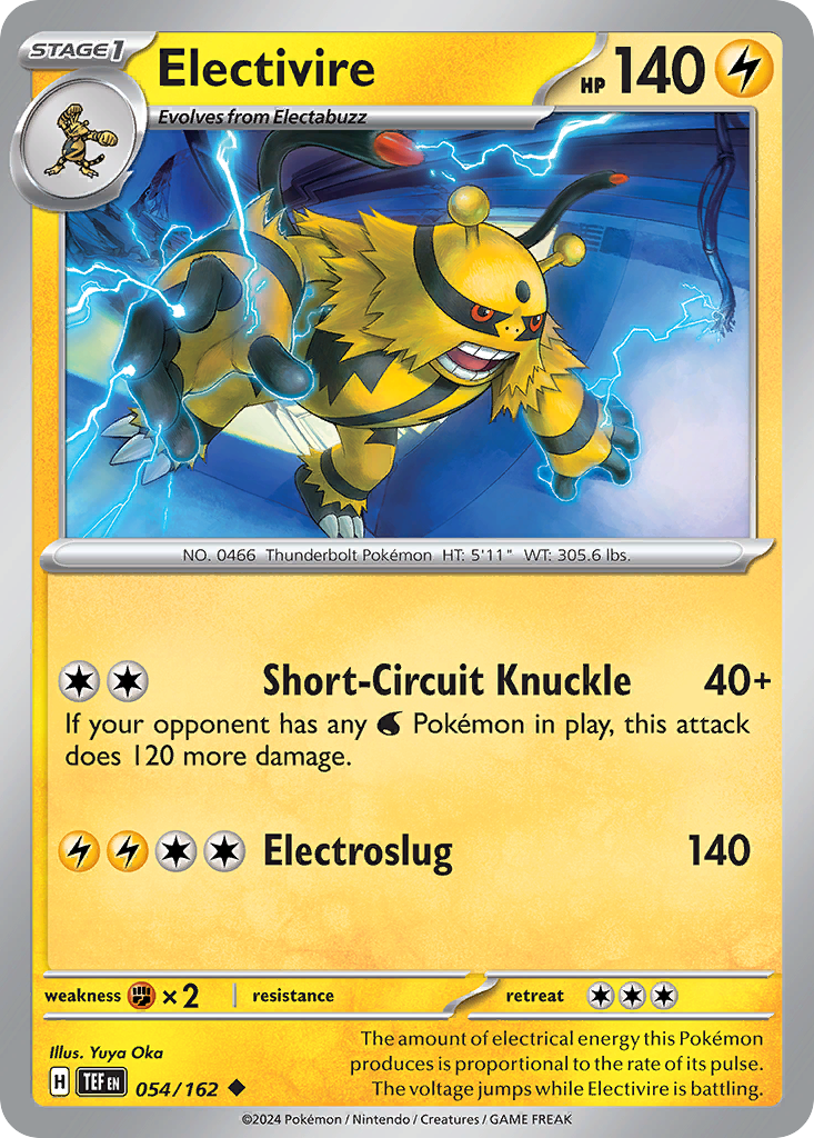 Buy Electivire | Temporal Forces | Pokemon Card Australia
