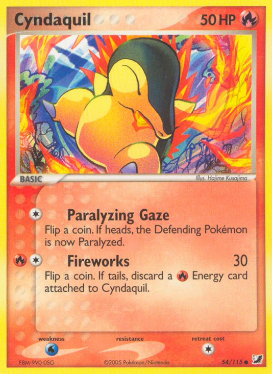 Cyndaquil 54/115 Common | Unseen Forces | Pokemon Card