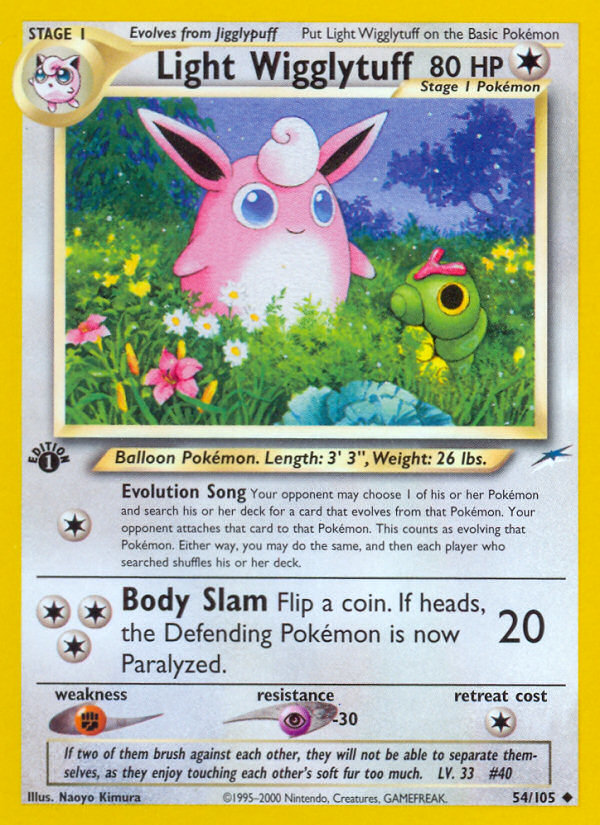 Light Wigglytuff 54/105 Uncommon | Neo Destiny | Pokemon Card