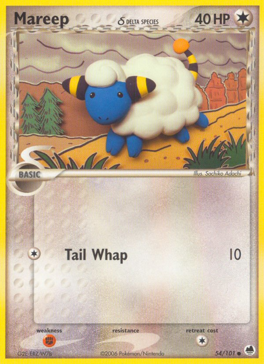 Mareep δ 54/101 Common | Dragon Frontiers | Pokemon Card