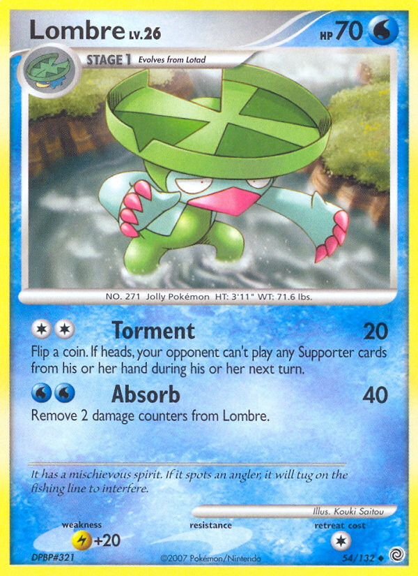 Lombre 54/132 Uncommon | Secret Wonders | Pokemon Card