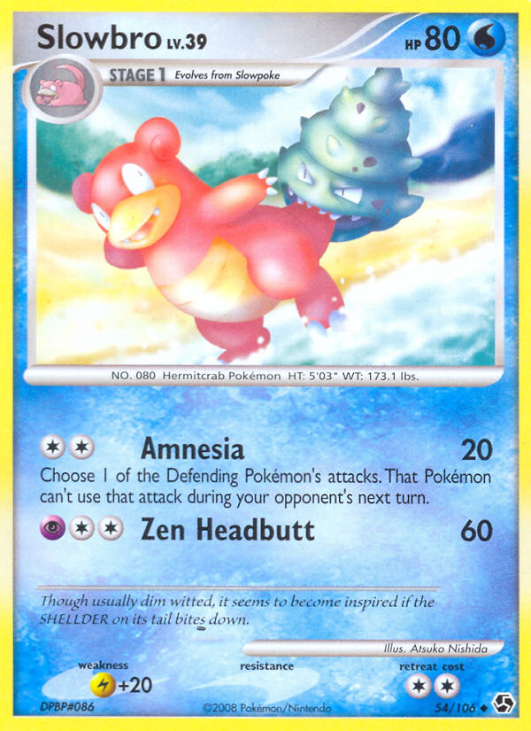 Slowbro 54/106 Uncommon | Great Encounters | Pokemon Card