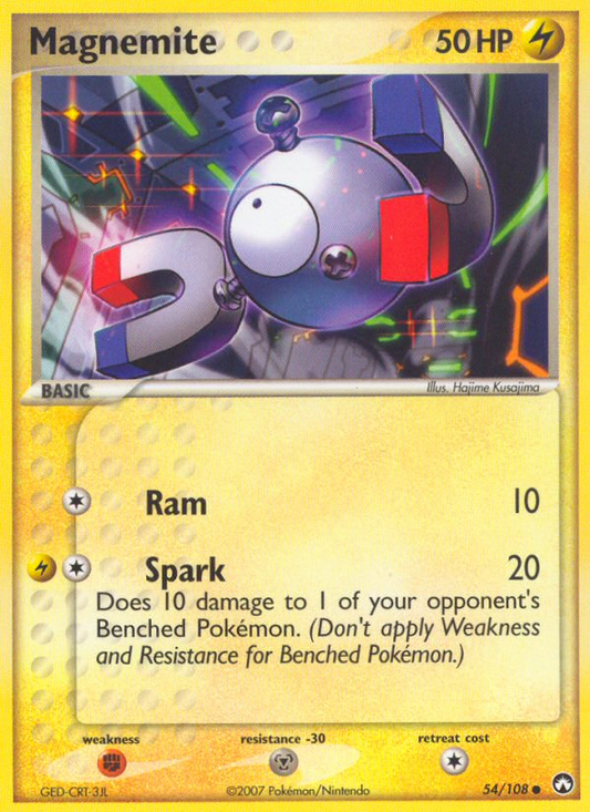 Magnemite 54/108 Common | Power Keepers | Pokemon Card