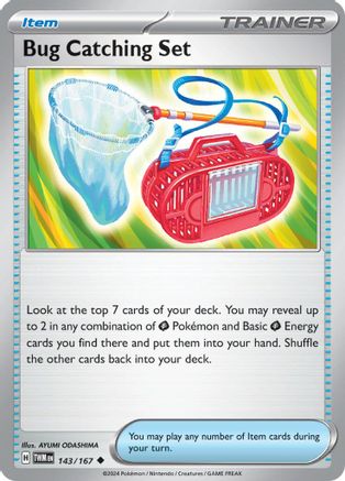 Bug Catching Set 143/167 Reverse Holo | Twilight Masquerade | Pokemon Card