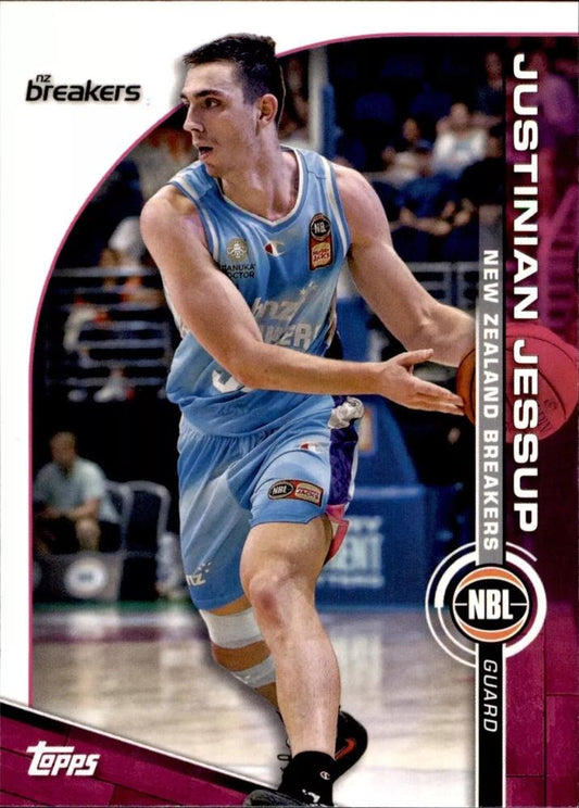Justinian Jessup #55 New Zealand Breakers | 2023-24 Topps NBL | NBL Trading Card