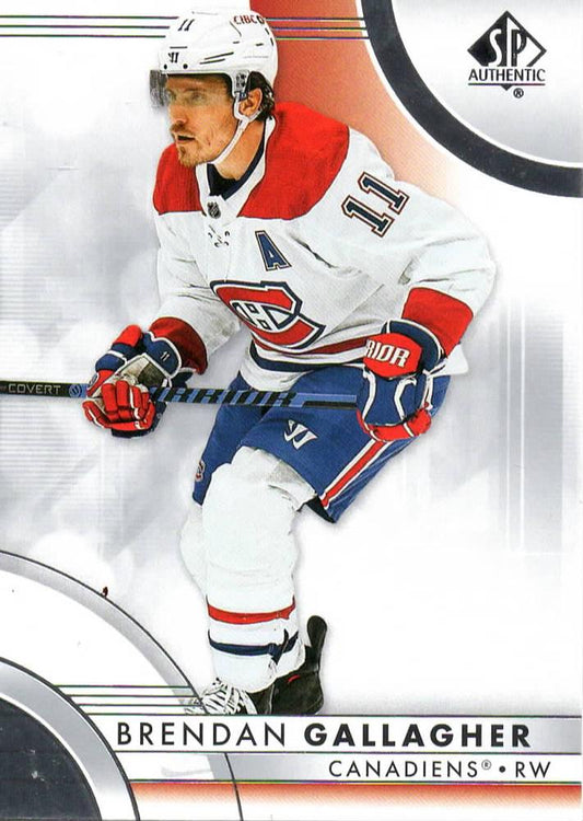 Brendan Gallagher #55 Montreal Canadiens | 2023-24 SP Authentic | NHL Trading Card