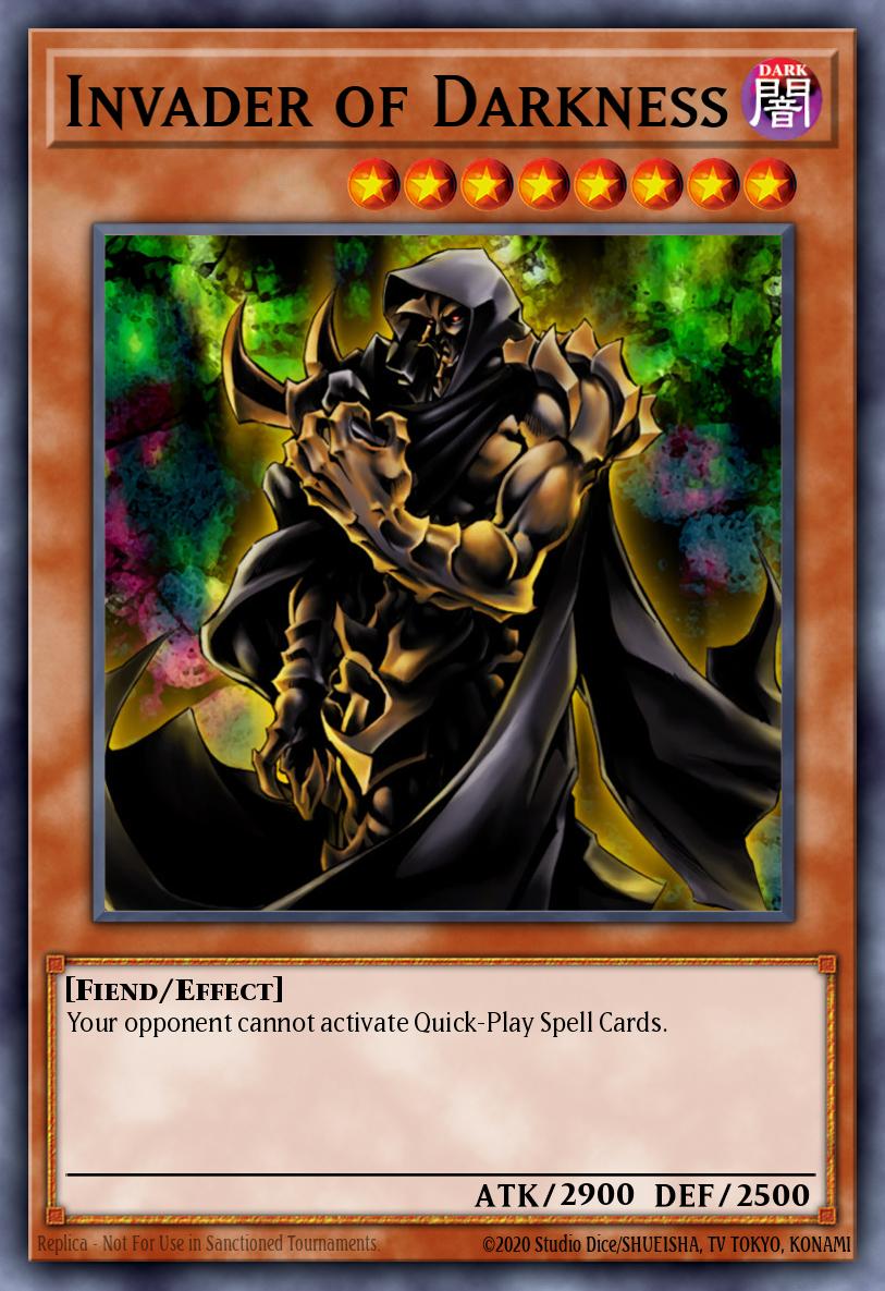 yugioh dark cards Invader of Darkness - TAMA-EN046 Rare