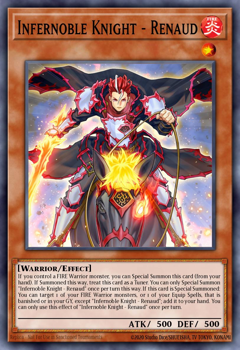 Infernoble Knight Renaud - AMDE-EN038 Super Rare | Yu-Gi-Oh! Card