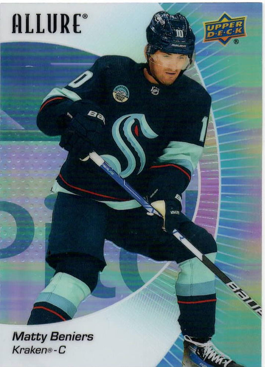 Matty Beniers #56 Seattle Kraken | 2023-24 Upper Deck Allure | NHL Trading Card