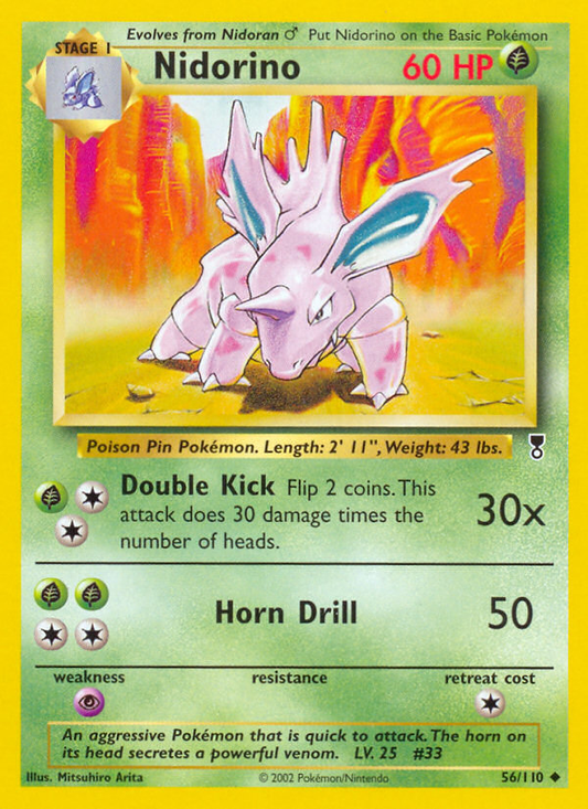 Nidorino 56/110 Uncommon | Legendary Collection | Pokemon Card