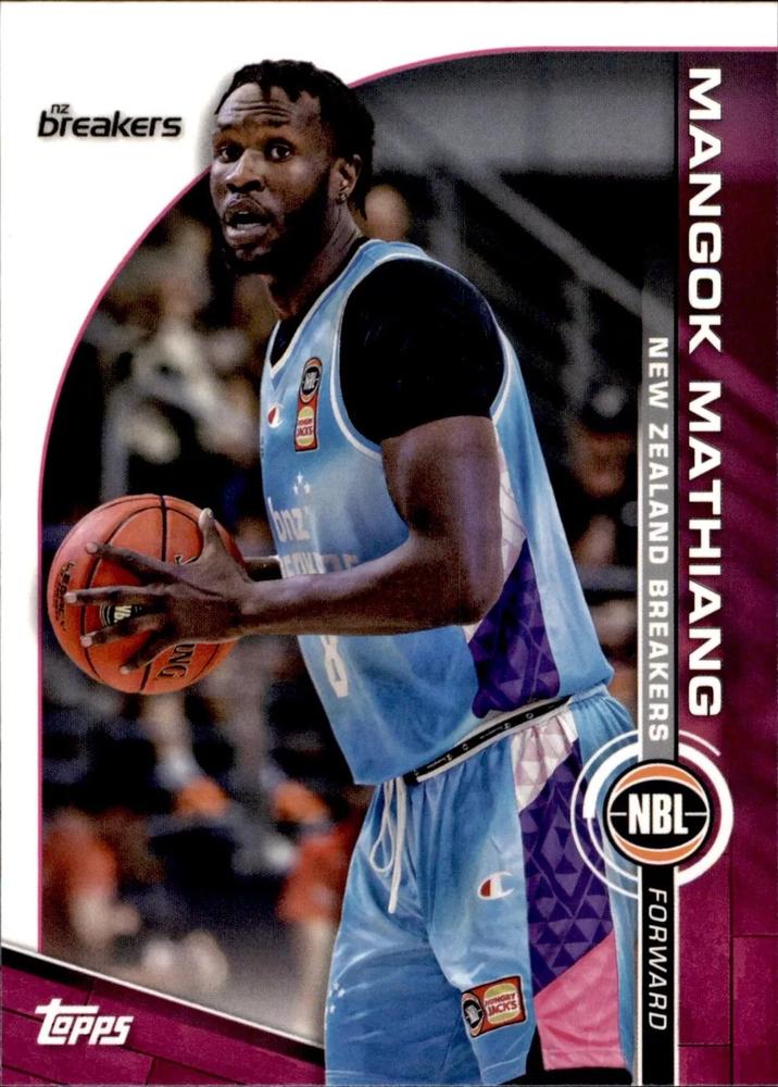 Mangok Mathiang #57 New Zealand Breakers | 2023-24 Topps NBL | NBL Trading Card