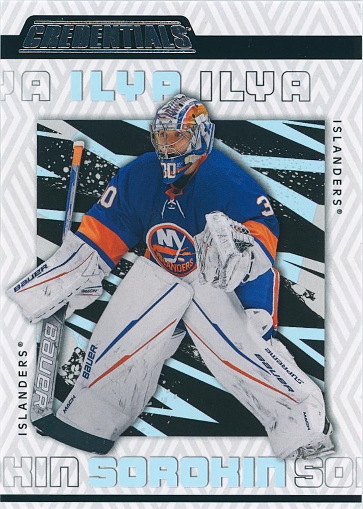 Ilya Sorokin #57 New York Islanders | 2023-24 Upper Deck Credentials | NHL Trading Card