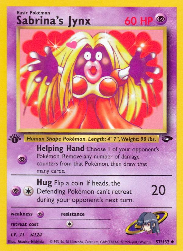 Sabrina's Jynx 57/132 Uncommon | Gym Challenge | Pokemon Card