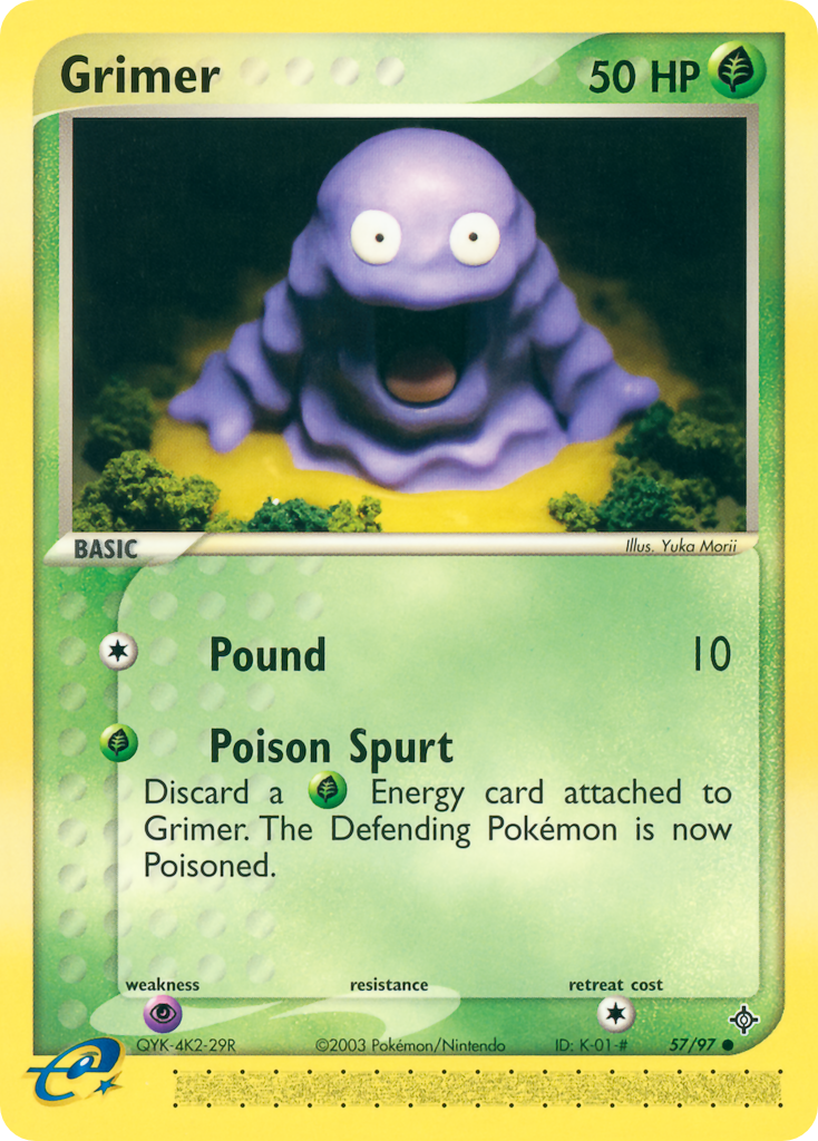 Grimer 57/97 Common | Dragon | Pokemon Card