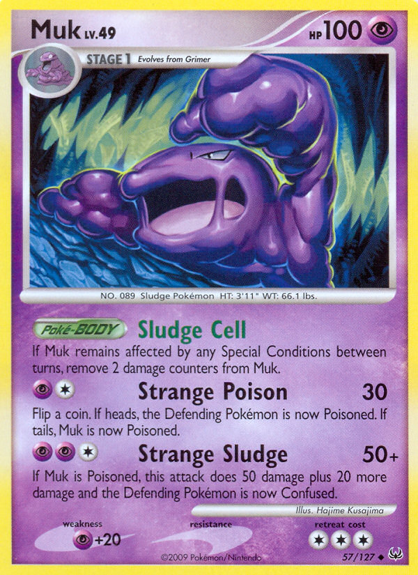 Muk 57/127 Uncommon | Platinum | Pokemon Card