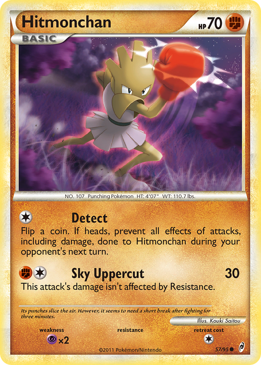 Hitmonchan 57/95 Common | Call of Legends | Pokemon Card