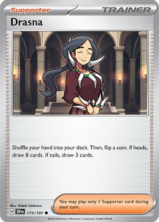 Drasna 173/191 Reverse Holo | Surging Sparks | Pokemon Card