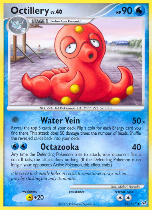 Octillery 58/127 Uncommon | Platinum | Pokemon Card