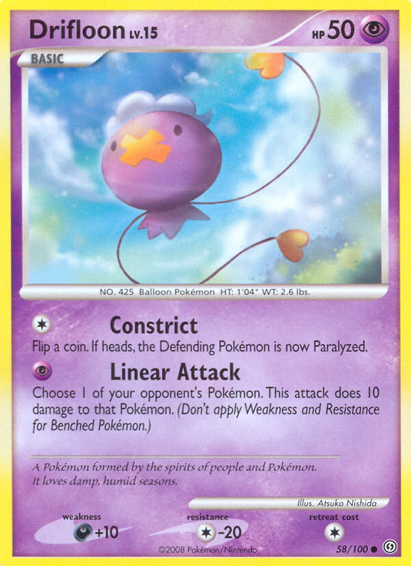 Drifloon 58/100 Common | Stormfront | Pokemon Card