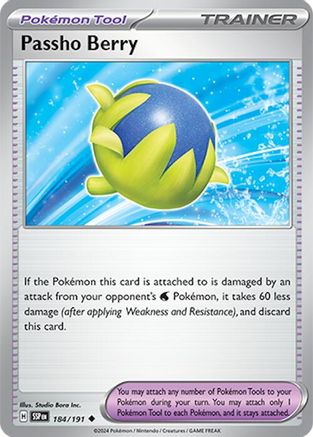 Passho Berry 184/191 Reverse Holo | Surging Sparks | Pokemon Card